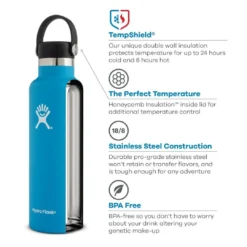 Water Filtration Hydro Flask 18 Oz Standard Mouth Bottle (Rain)
