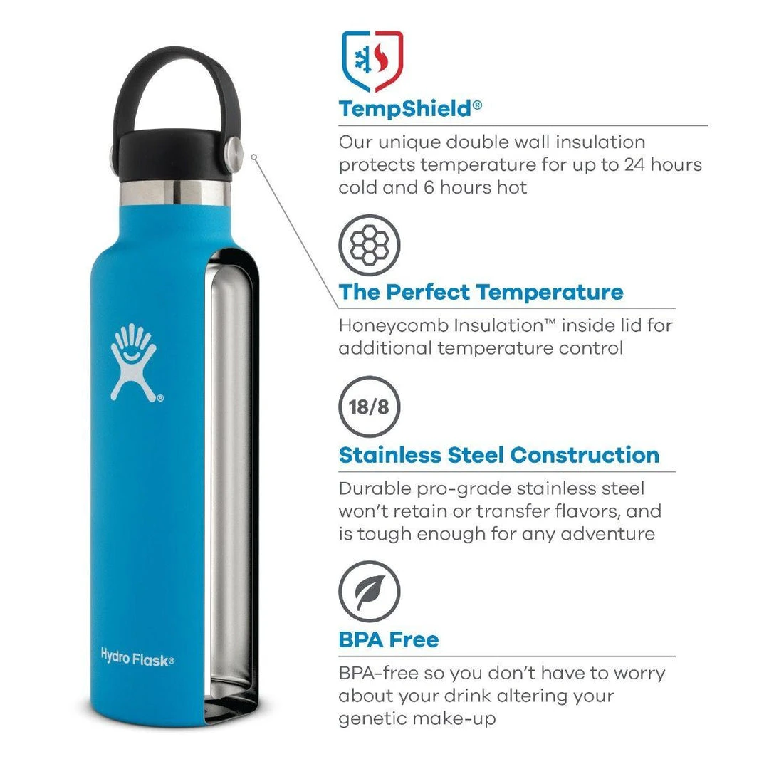 Best Pirce 🥰 Water Filtration Hydro Flask 18 Oz Standard Mouth Bottle (Rain) 🎉 4 Water Filtration Hydro Flask 18 Oz Standard Mouth Bottle (Rain)