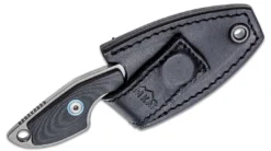 MANIAGO KNIFE MAKERS All Fixed Blades Jesper Voxnaes Mikro 2 Sheepsfoot Fixed Blade By MKM, Black G10