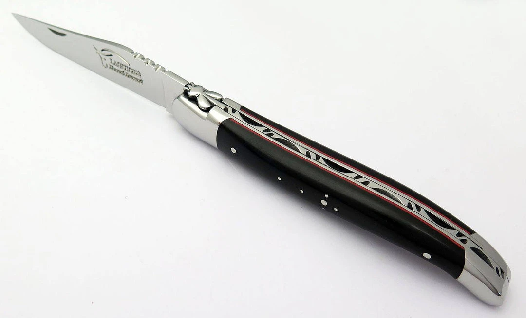 Flash Sale ๐ LAGUIOLE HONORE DURAND Laguiole Durand Handmade Folding 3.875" Ebony Wood Knife 14C28 (France) ๐งจ 4 LAGUIOLE HONORE DURAND Laguiole Durand Handmade Folding 3.875" Ebony Wood Knife 14C28 (France)