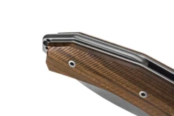 LionSteel KUR Flipper Knife - Santos Wood Handles (Italy)