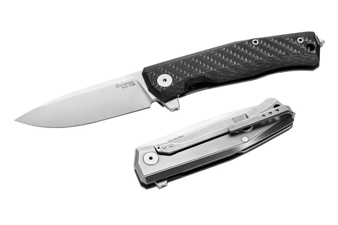 Discount 🥰 LionSteel Knives LionSteel MT01 CF Myto Flipper Knife 3.27" Carbon Fiber And Titanium Handles ⭐ 3 LionSteel Knives LionSteel MT01 CF Myto Flipper Knife 3.27" Carbon Fiber And Titanium Handles