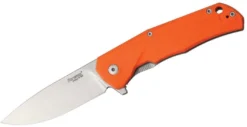 LionSteel TRE Folder 2.91" M390 Blade, Orange G10