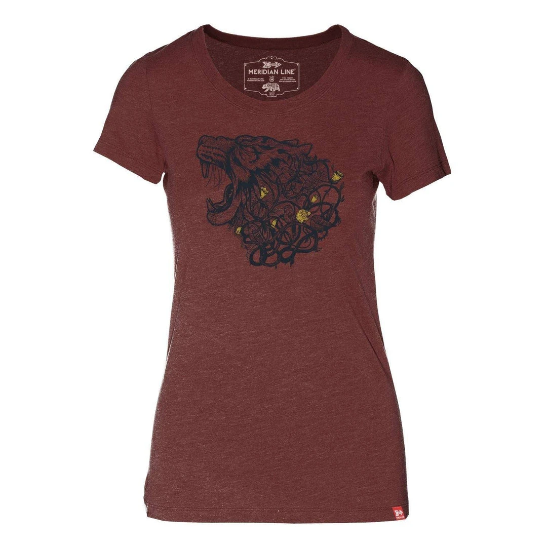 Best deal β¨ Meridian Line Clothing Meridian Line Tiger Vines π© Women's T-Shirt π 4 Meridian Line Clothing Meridian Line Tiger Vines Women's T-Shirt