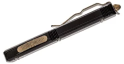All Knife Brands Microtech 121-13 Ultratech Auto OTF Knife 3.46" Bronze, Black Handles
