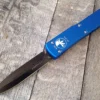 Microtech 122-1BL Ultratech D/E - Blue Handle - Black Blade All Knife Brands