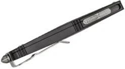 All Knife Brands Microtech 138-12 Troodon D/E F/S - Black Handle - Full Serrations - Stonewash Blade