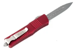 All Knife Brands Microtech 142-12RD Combat Troodon Auto OTF 3.75" D/E Red Handle