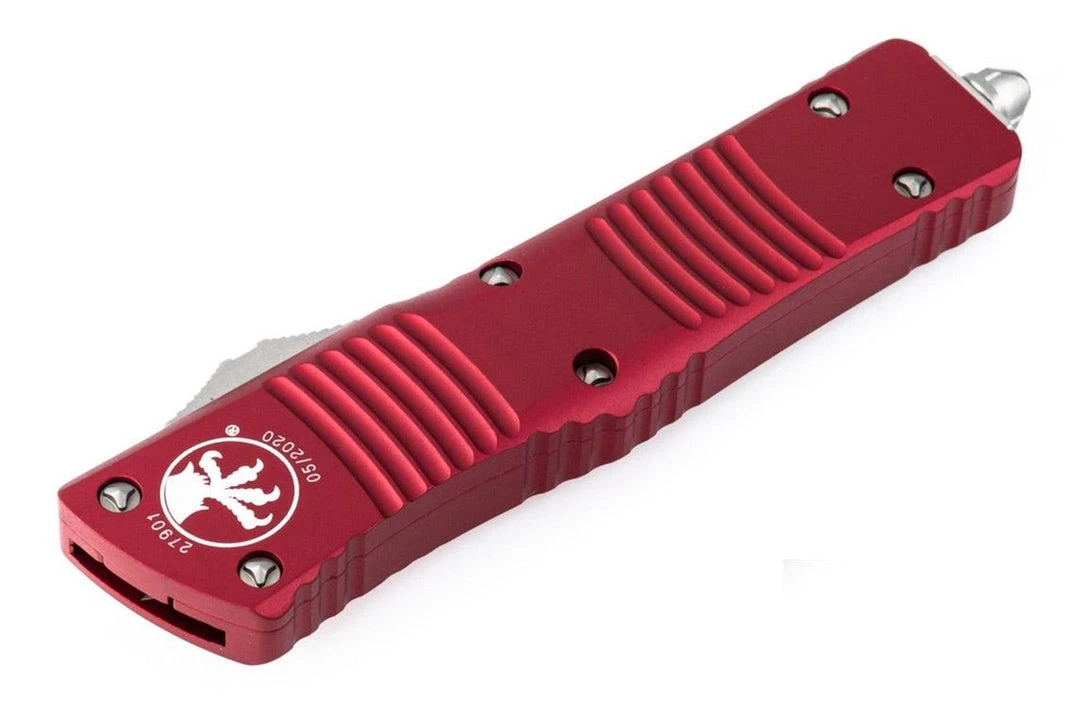Cheap โ All Knife Brands Microtech 142-12RD Combat Troodon Auto OTF 3.75" D/E Red Handle ๐ 6 All Knife Brands Microtech 142-12RD Combat Troodon Auto OTF 3.75" D/E Red Handle