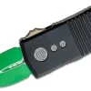 All Knife Brands Microtech 157-1JM Exocet Jedi Knight OTF Auto Knife 1.98" Green D/E