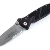 Microtech 161-11AP SOCOM Elite T/E Manual Black Handle - Apocalyptic Blade - Partial Serrations All Knife Brands