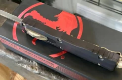 All Knife Brands Microtech 227-13 Dirac Delta D/E - Black Handle - Bronze Blade