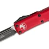 Cheap 🤩 Microtech 231-1RD UTX-85 Auto OTF Knife 3" Red Handles ❤️ 2 Microtech 231-1RD UTX-85 Auto OTF Knife 3" Red Handles