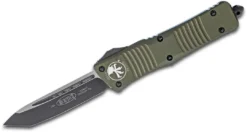 Microtech Combat Troodon Tanto OTF Auto Knife Green (3.8" Black) 144-1 OD All Knife Brands