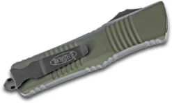 Microtech Combat Troodon Tanto OTF Auto Knife Green (3.8" Black) 144-1 OD All Knife Brands