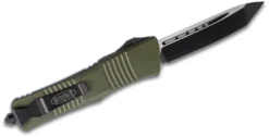Microtech Combat Troodon Tanto OTF Auto Knife Green (3.8