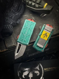 Best deal 😍 Microtech Exocet Bounty Hunter OTF AUTO Knife 1.98" Apocalyptic Tanto Blade, Green Apoc 👍 11 Microtech Exocet Bounty Hunter OTF AUTO Knife 1.98