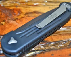 All Knife Brands Microtech LUDT Automatic Knife Black (3.4