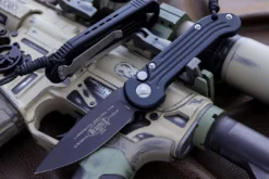 All Knife Brands Microtech LUDT Automatic Knife Black (3.4