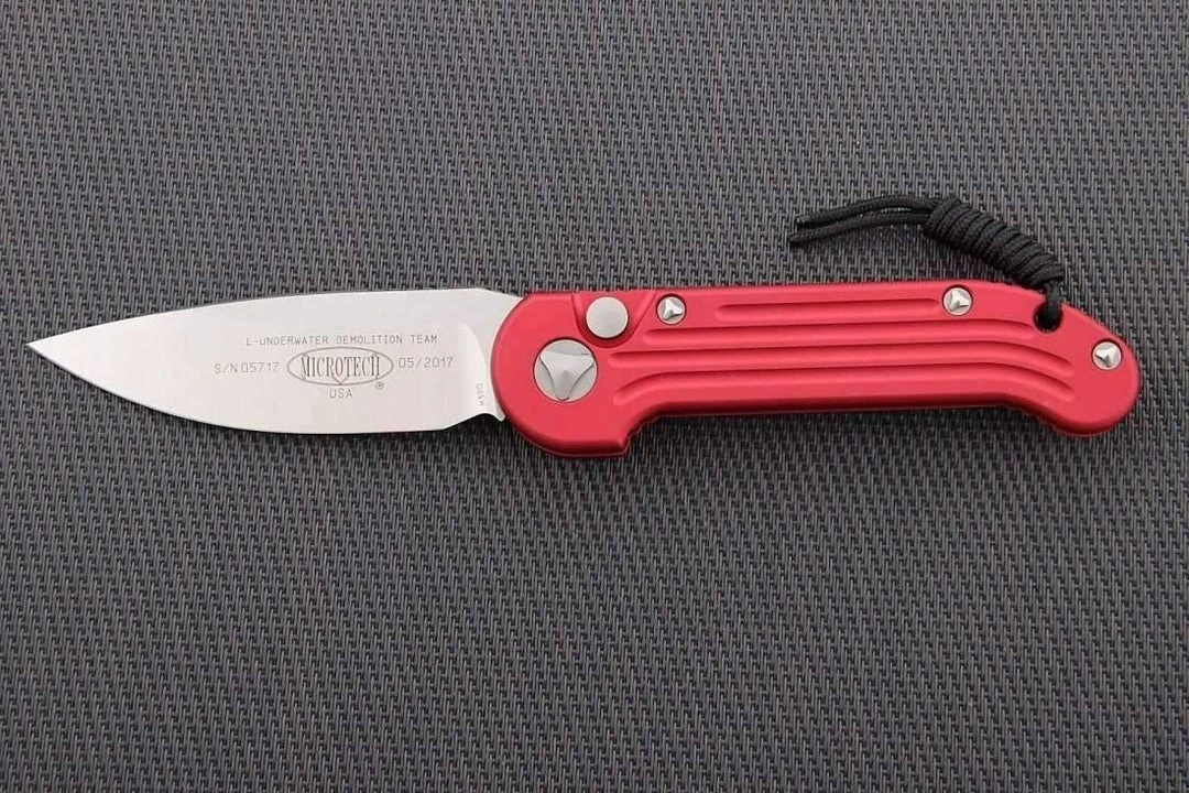 Brand new ๐ Microtech LUDT Automatic Knife Red (3.4" Black) 135-1RD All Knife Brands ๐ 3 Microtech LUDT Automatic Knife Red (3.4" Black) 135-1RD All Knife Brands