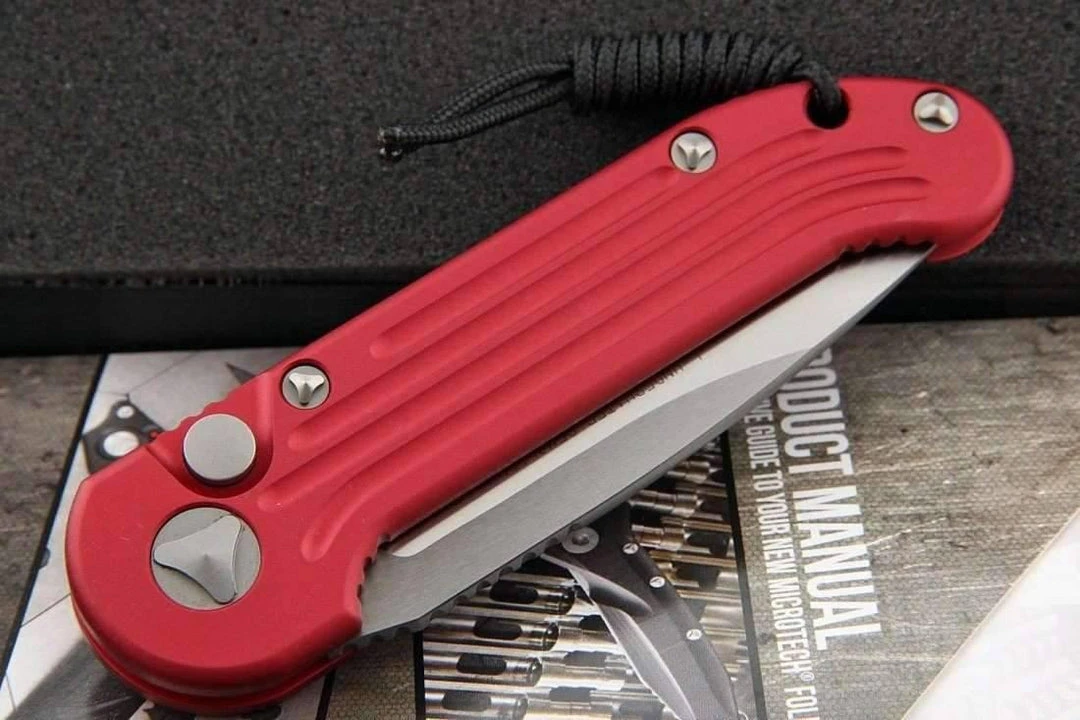 Brand new ๐ Microtech LUDT Automatic Knife Red (3.4" Black) 135-1RD All Knife Brands ๐ 4 Microtech LUDT Automatic Knife Red (3.4" Black) 135-1RD All Knife Brands