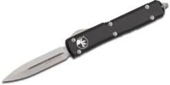 All Knife Brands Microtech Ultratech 122-10 Auto OTF Knife 3.46" Stonewash D/E