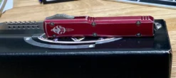 Best Sale ✨ All Knife Brands Microtech Ultratech Hellhound Signature 119-10 - Distressed Red Knife ❤️ 12 All Knife Brands Microtech Ultratech Hellhound Signature 119-10 - Distressed Red Knife