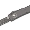 Best Pirce ⭐ Microtech Ultratech Tactical Auto OTF 3.46" Fully Serrated Black Tanto Blade, ✨ 2 Microtech Ultratech Tactical Auto OTF 3.46" Fully Serrated Black Tanto Blade,