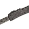 All Knife Brands Microtech UTX-70 D/E - Carbon Fiber - Damascus Blade 147-16CFS