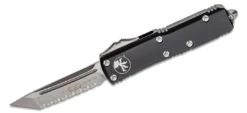 Microtech UTX-85 Auto OTF Knife 3" Tanto Serrated Blade