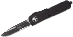 All Knife Brands Microtech UTX-85 Tactical Auto Knife 3" Black Combo