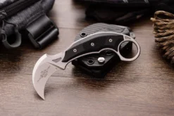 Microtech/Bastinelli 118-10R Iconic Fixed Blade Knife 2.25