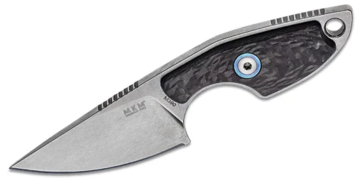 MANIAGO KNIFE MAKERS MKM Knives Jesper Voxnaes Mikro 1 Fixed Blade Neck Knife 1.97" All Fixed Blades