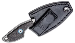 MANIAGO KNIFE MAKERS MKM Knives Jesper Voxnaes Mikro 2 Fixed Blade Neck Knife 1.97