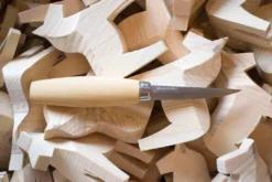 MORAKNIV All Fixed Blades Mora M-106-1630 Wood Carving 106 Fixed 3.25" Laminated Steel Blade, Birch (Sweden)