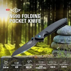 OLIGHT OKNIFE Drever N690 Tactical EDC Folding Pocket Knife - G10
