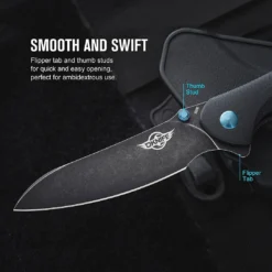 OLIGHT OKNIFE Drever N690 Tactical EDC Folding Pocket Knife - G10