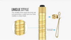 Olight I3T EOS Brass Flashlight (Limited Edition)