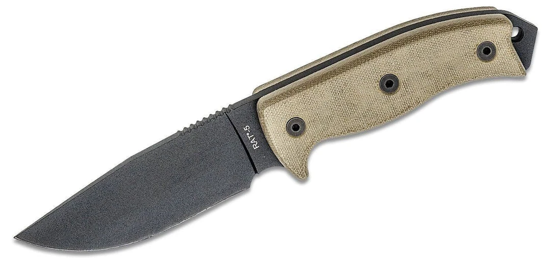 Coupon ⌛ Ontario RAT-5 Survival Fixed Blade Knife 5.25" 1095 👏 3 Ontario RAT-5 Survival Fixed Blade Knife 5.25" 1095