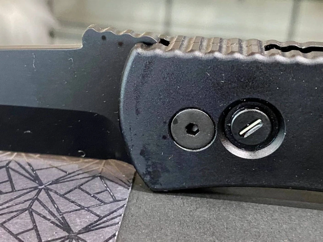 Hot Sale 😍 PROTECH KNIVES All Knife Brands Pro-Tech Emerson E7T Operator Tritium Button Tanto Knife (3.25" Black) 👏 4 PROTECH KNIVES All Knife Brands Pro-Tech Emerson E7T Operator Tritium Button Tanto Knife (3.25" Black)