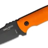 PROTECH KNIVES Pro-Tech LG511-ORANGE Les George SBR Fixed Blade Knife 2.875" S35VN Black DLC All Knife Brands