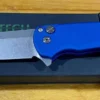 Discount ๐ PROTECH KNIVES Pro-Tech Malibu Wharncliffe Plunge Lock Flipper Knife Blue (3.3" Stonewash) โค๏ธ 2 PROTECH KNIVES Pro-Tech Malibu Wharncliffe Plunge Lock Flipper Knife Blue (3.3" Stonewash)