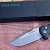 PROTECH KNIVES Pro-Tech Rockeye Auto Black Handle, Stonewash S35VN Blade LG301