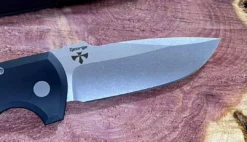 Outlet ๐งจ PROTECH KNIVES Pro-Tech Rockeye Auto Black Handle, Stonewash S35VN Blade LG301 ๐ 16 PROTECH KNIVES Pro-Tech Rockeye Auto Black Handle, Stonewash S35VN Blade LG301