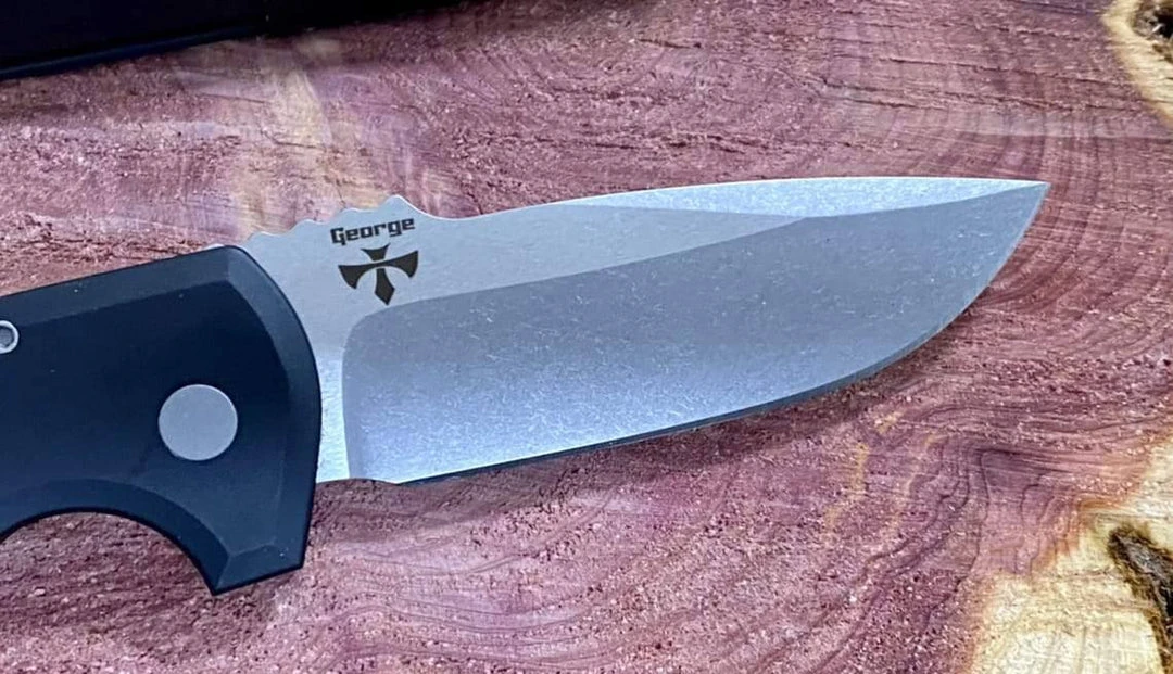 Outlet ๐งจ PROTECH KNIVES Pro-Tech Rockeye Auto Black Handle, Stonewash S35VN Blade LG301 ๐ 8 PROTECH KNIVES Pro-Tech Rockeye Auto Black Handle, Stonewash S35VN Blade LG301