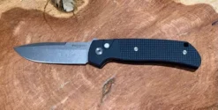 PROTECH KNIVES Pro-Tech Terzuola ATCF Auto Textured Blk (3.5" Stonewash Magnacut) BT2714 All Knife Brands
