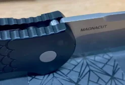 PROTECH KNIVES Pro-Tech TR-3 MC1 Magnacut Knife Fish Scale Black