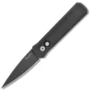 PROTECH KNIVES All Knife Brands Protech Godson Automatic Knife Black (3.15") 721