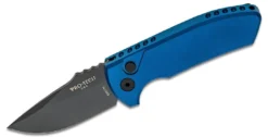 Protech Knives Les George SBR Black DLC Blue Handle Knife LG403-BLUE