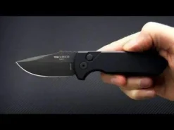 All Knife Brands Protech Knives Les George SBR Black DLC LG403